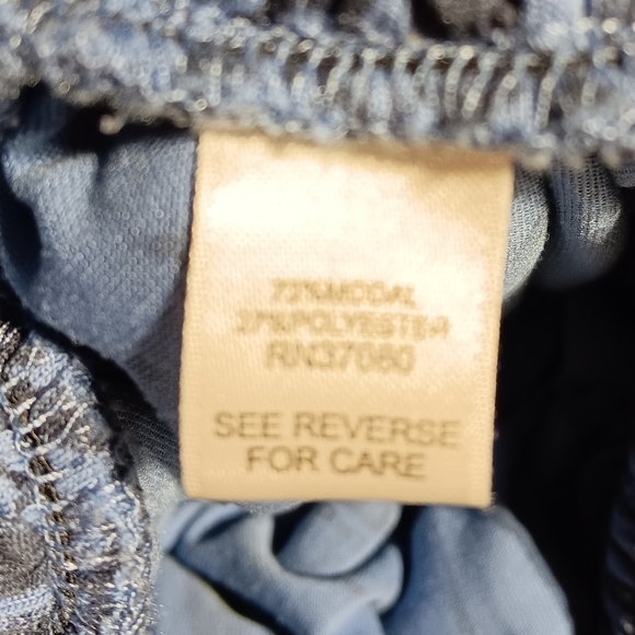 Cato EUC Women's Skirt, Dusty & Midnight Blue Pattern, Size Medium - Picture 4 of 6